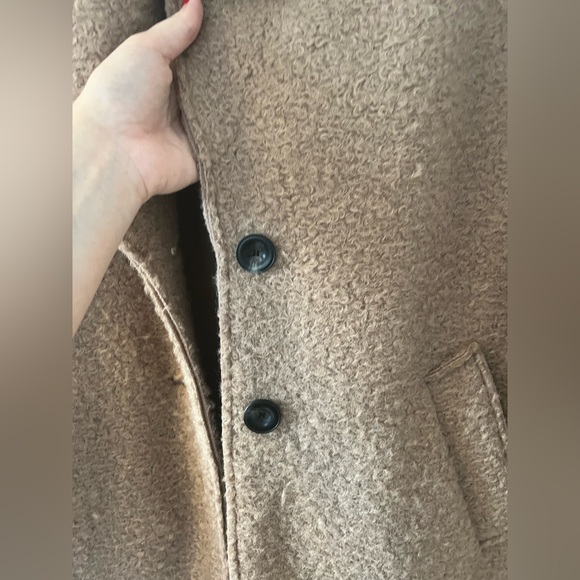 Zara Teddy Long Coat Winter - Picture 6 of 7
